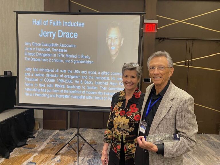 Dr. Jerry Drace Inducted into the Hall of Faith